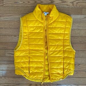 JoyLab Yellow Puffer Vest